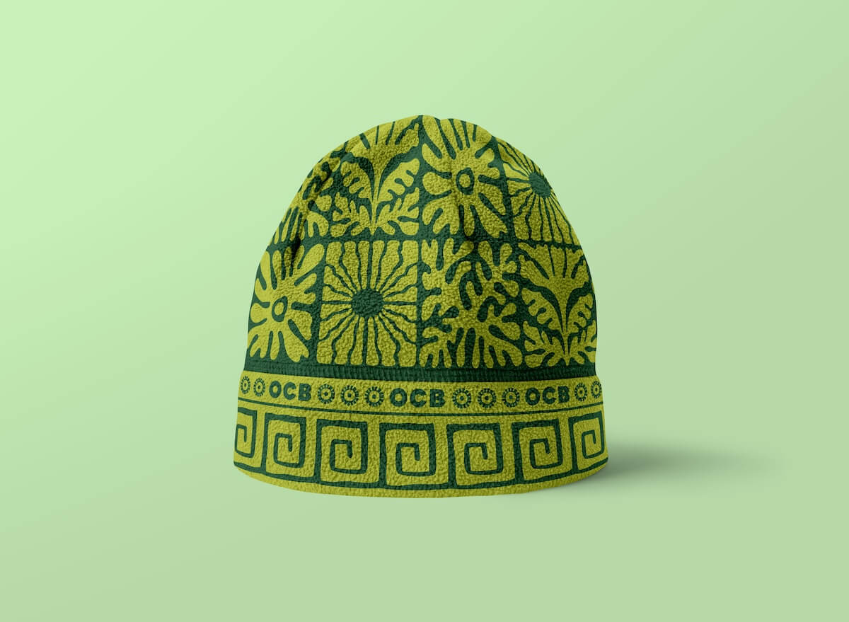 OCB Reversible Beanie Natural Collection